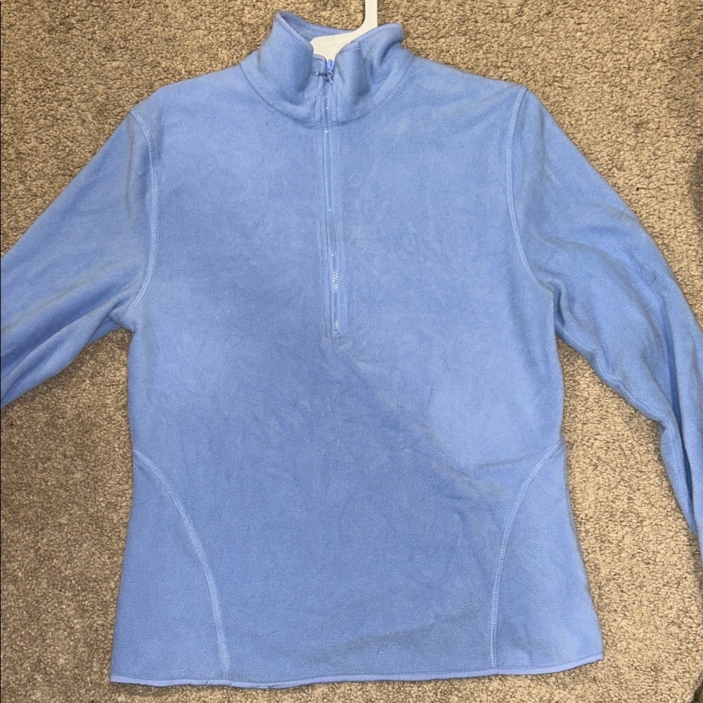 Primark Light Blue Half-Zip Turtleneck Sweater